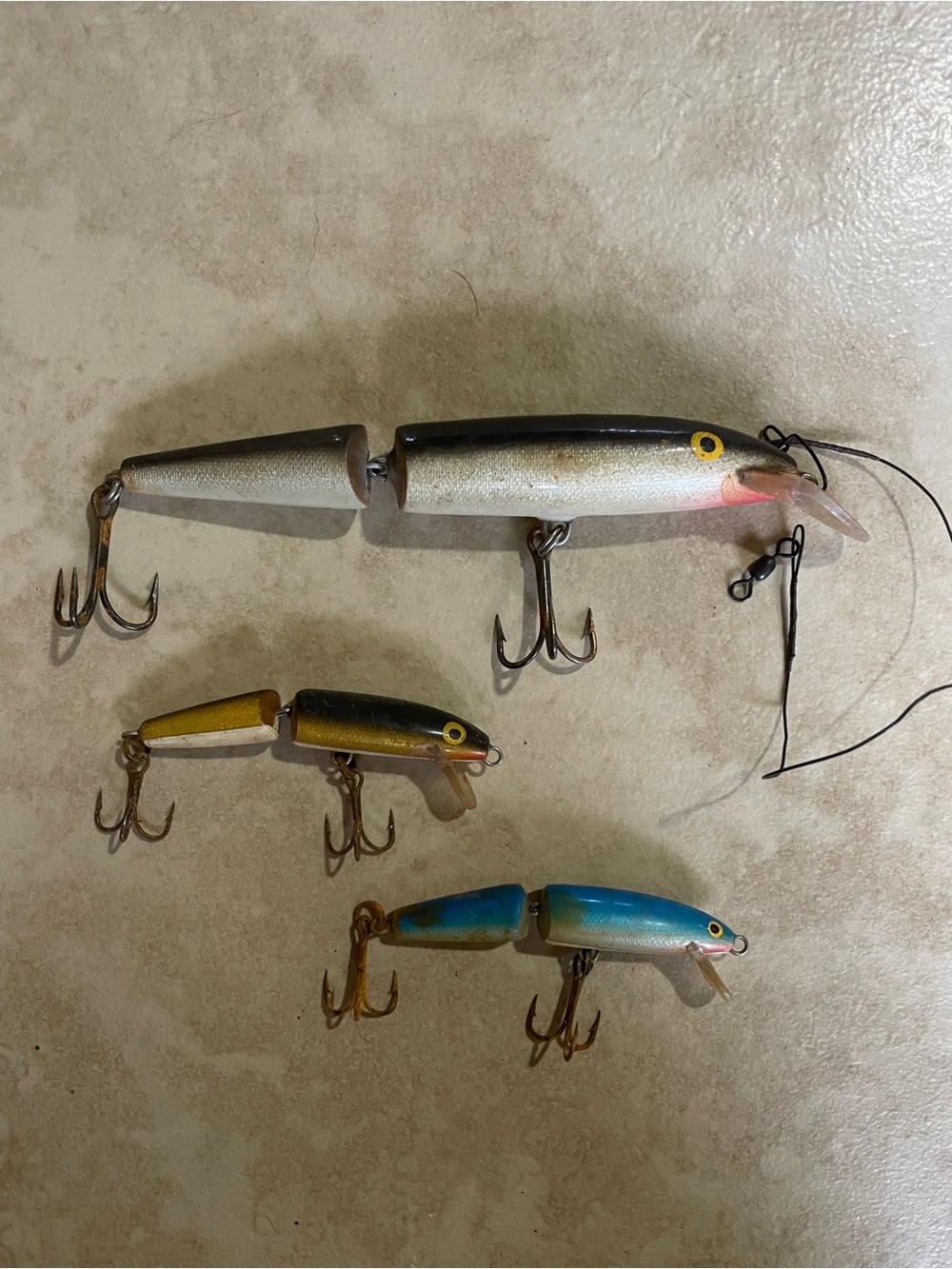 Vintage Rapala Jointed Floating Minnow Lures